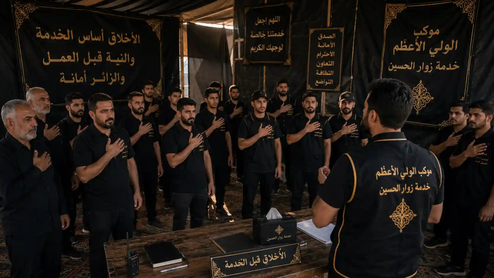 رعاية فئات المجتمع ضمن خدمة الموكب