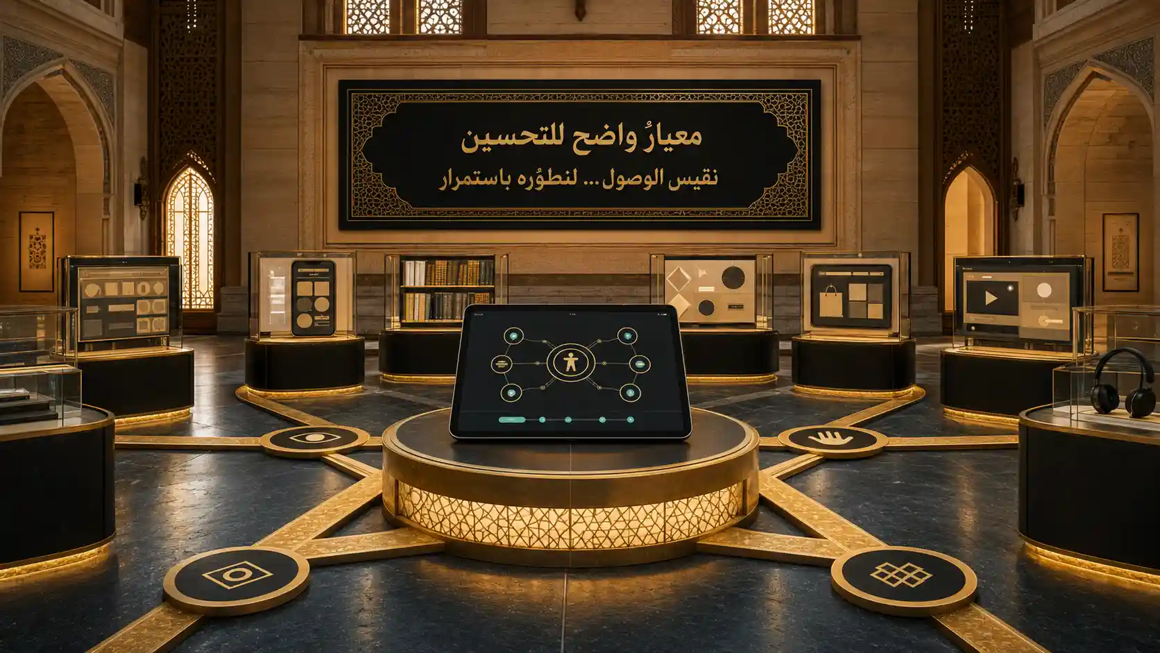 نطاق بيان إمكانية الوصول والمعيار المستهدف