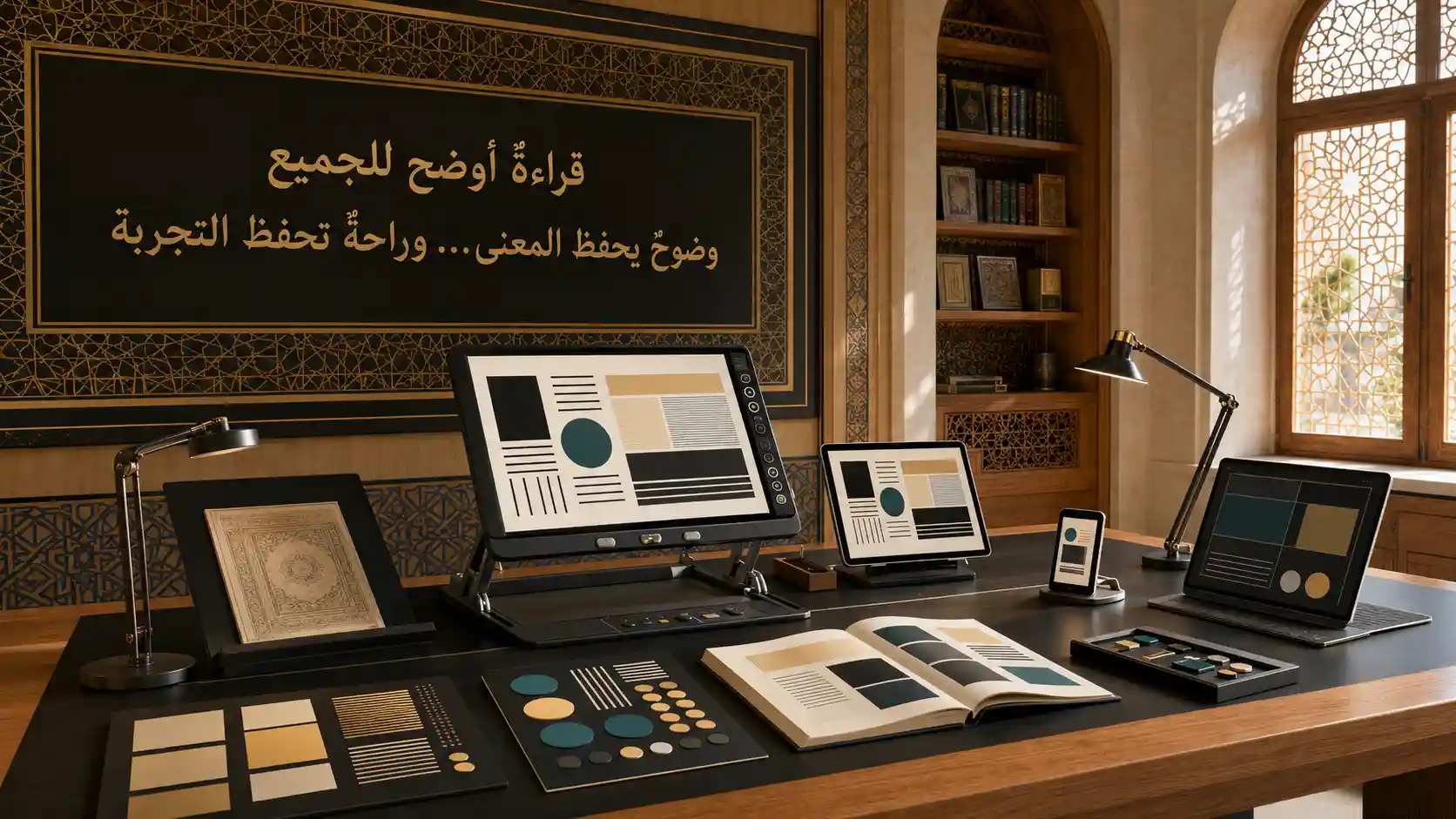 القراءة والتباين والتكبير