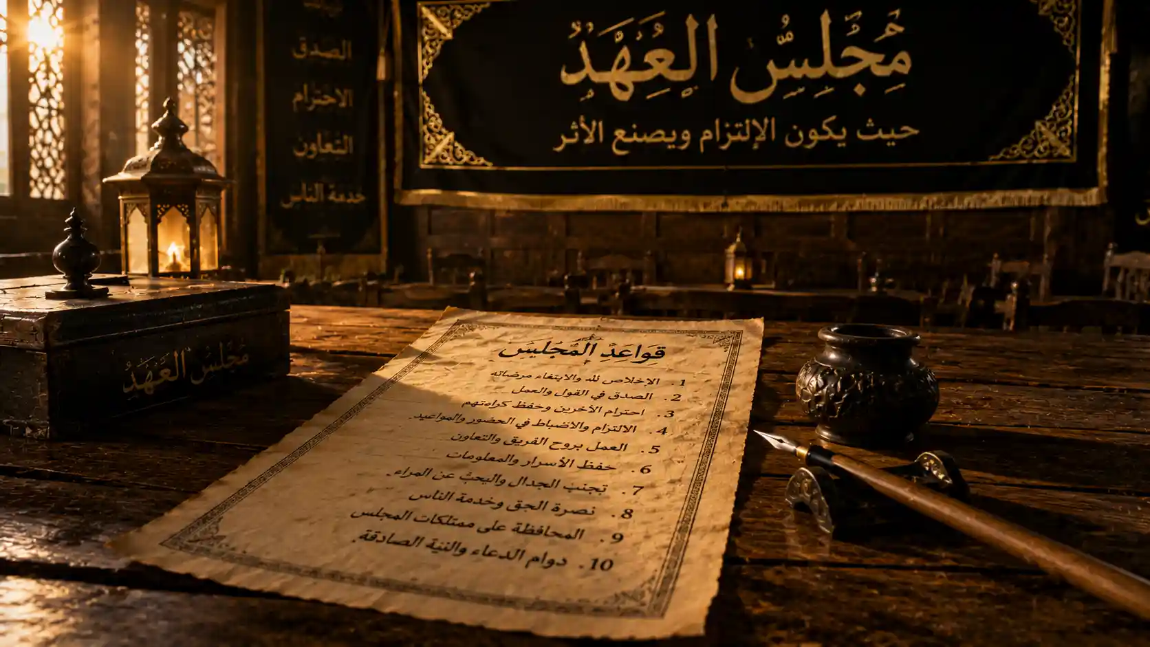 تفاصيل الميثاق وقيم مجلس العهد