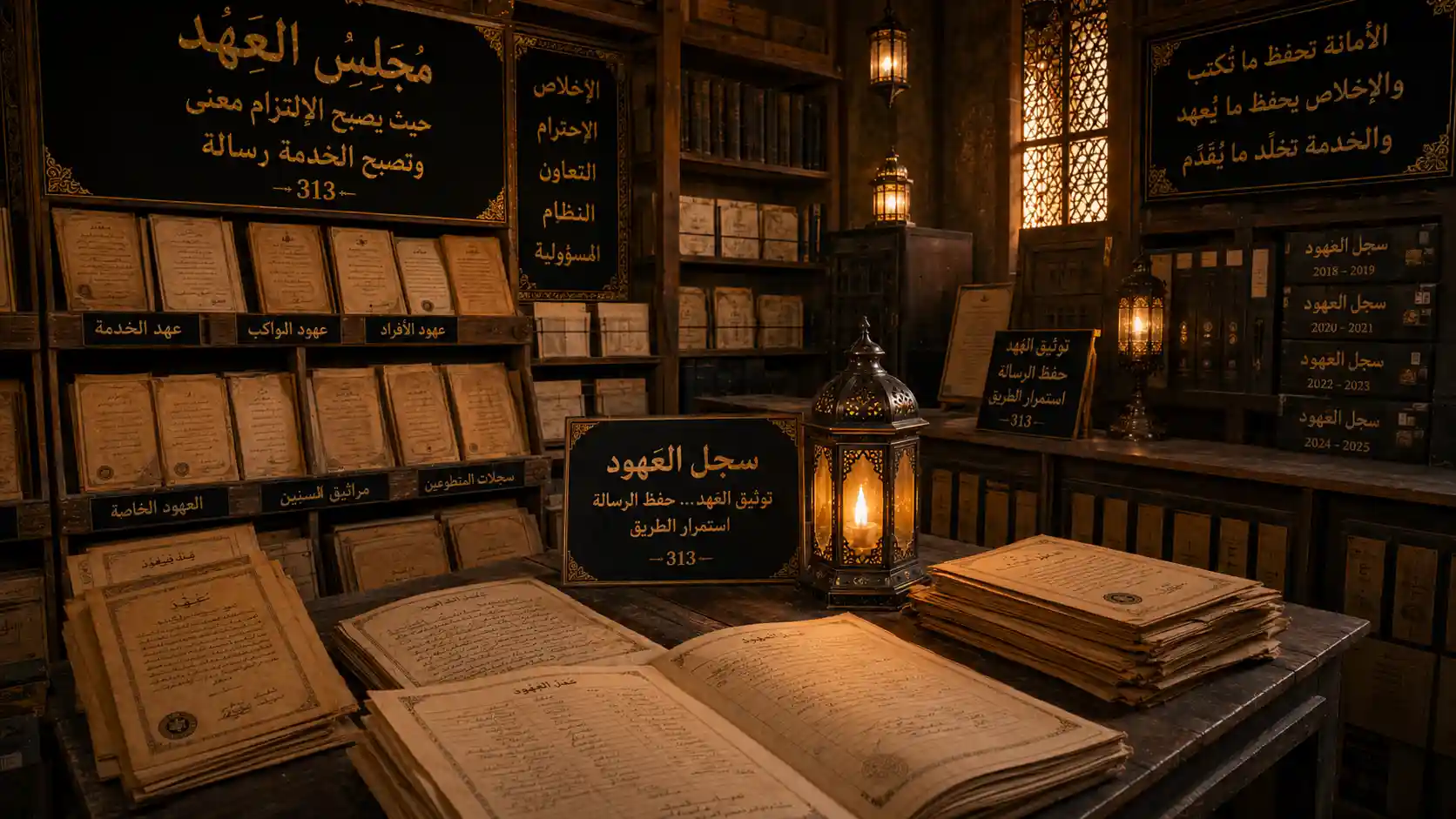 ذاكرة مجلس العهد وسجل أثره