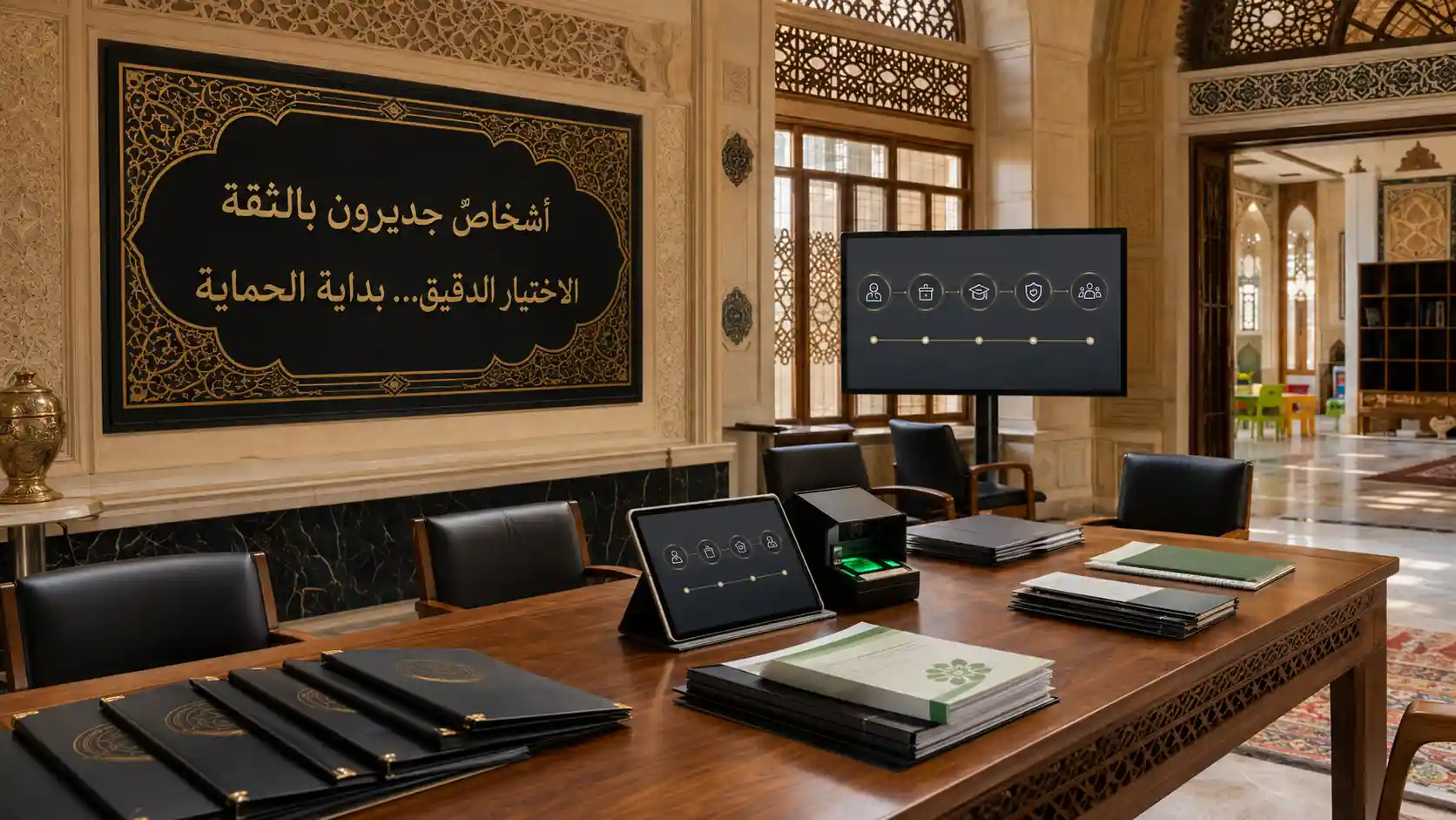 اختيار وتدريب الأشخاص المسؤولين عن حماية الأطفال