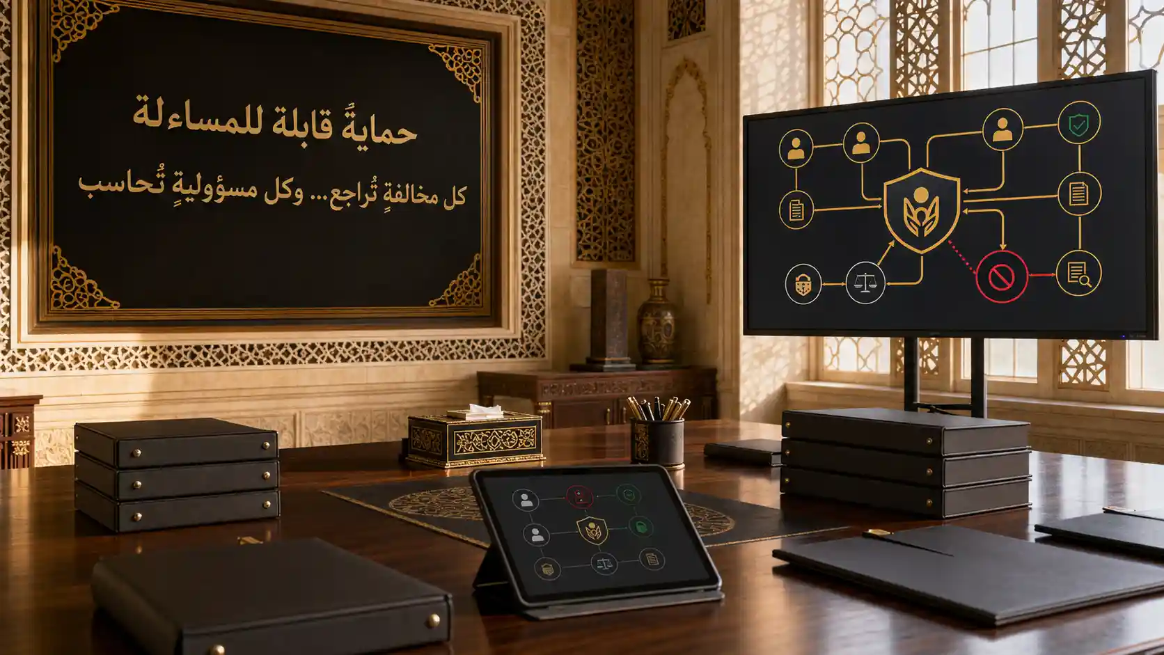 المساءلة والشركاء ومراجعة مخالفات حماية الأطفال