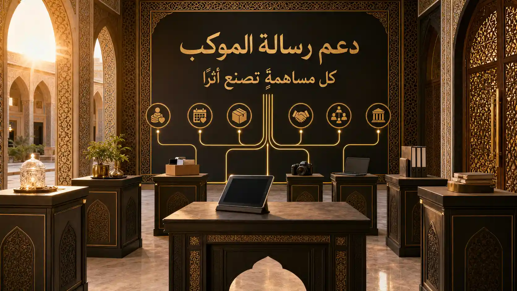أسئلة دعم رسالة الموكب