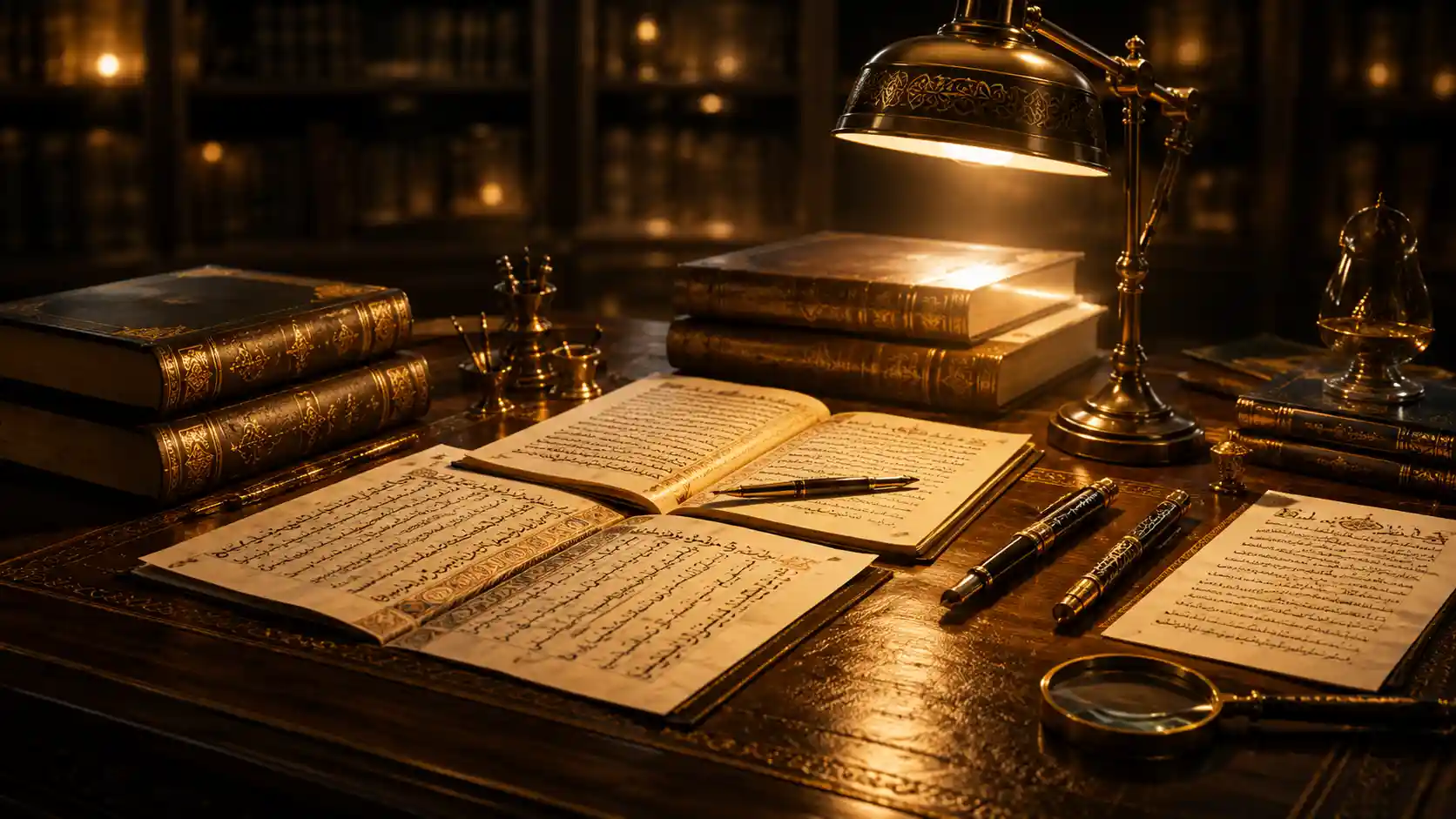 مشهد رمزي يعبّر عن دوائر المعرفة والتخصص