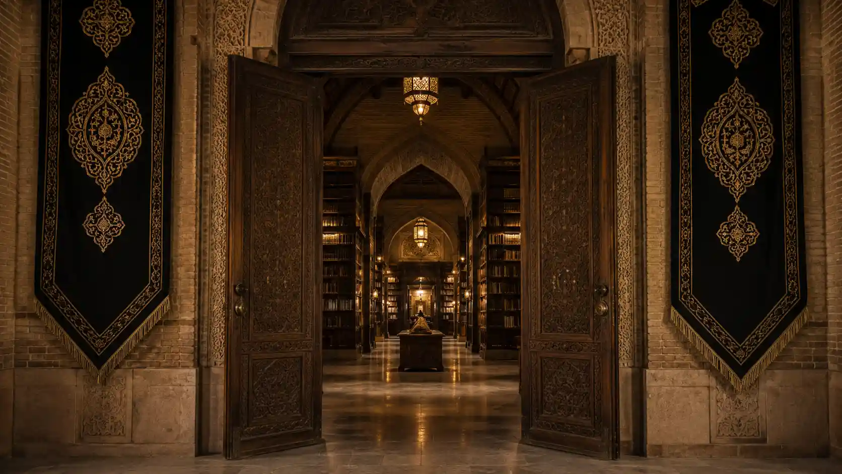 بوابة مكتبة الموكب