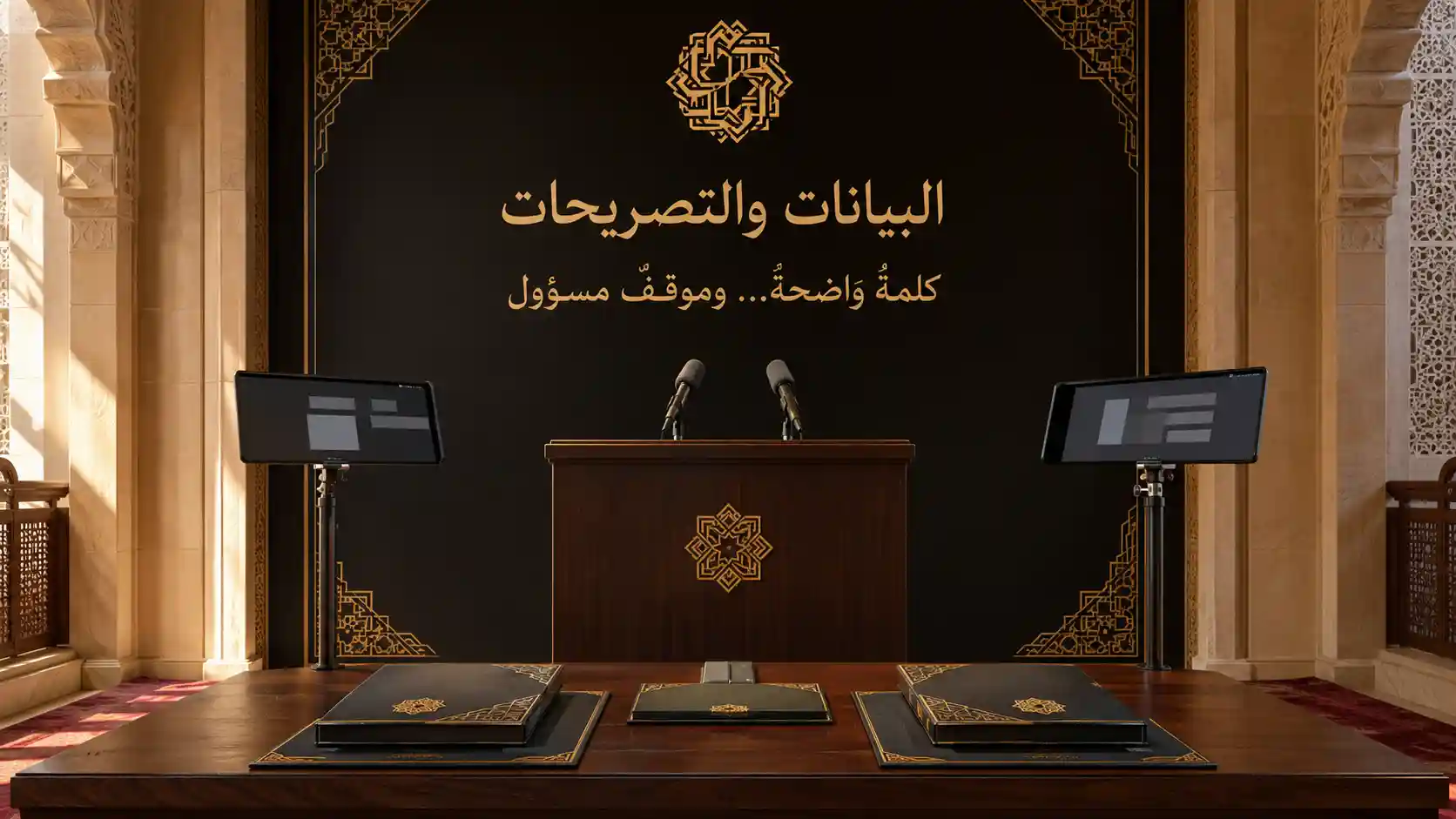 البيانات والتصريحات الرسمية للموكب