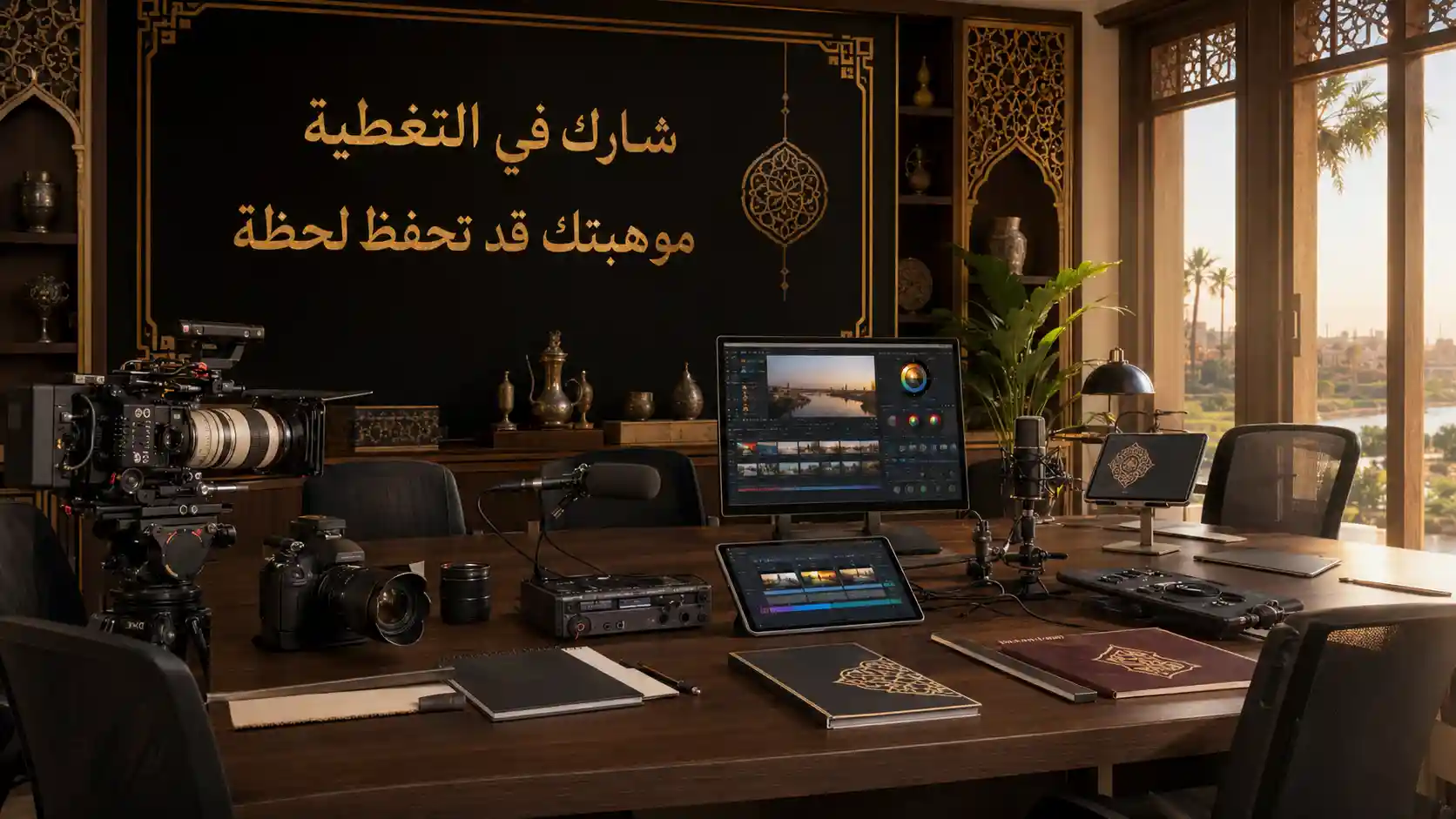 المشاركة في التغطية الإعلامية للموكب