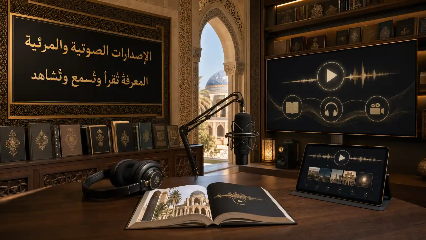 الإصدارات الصوتية والمرئية للموكب