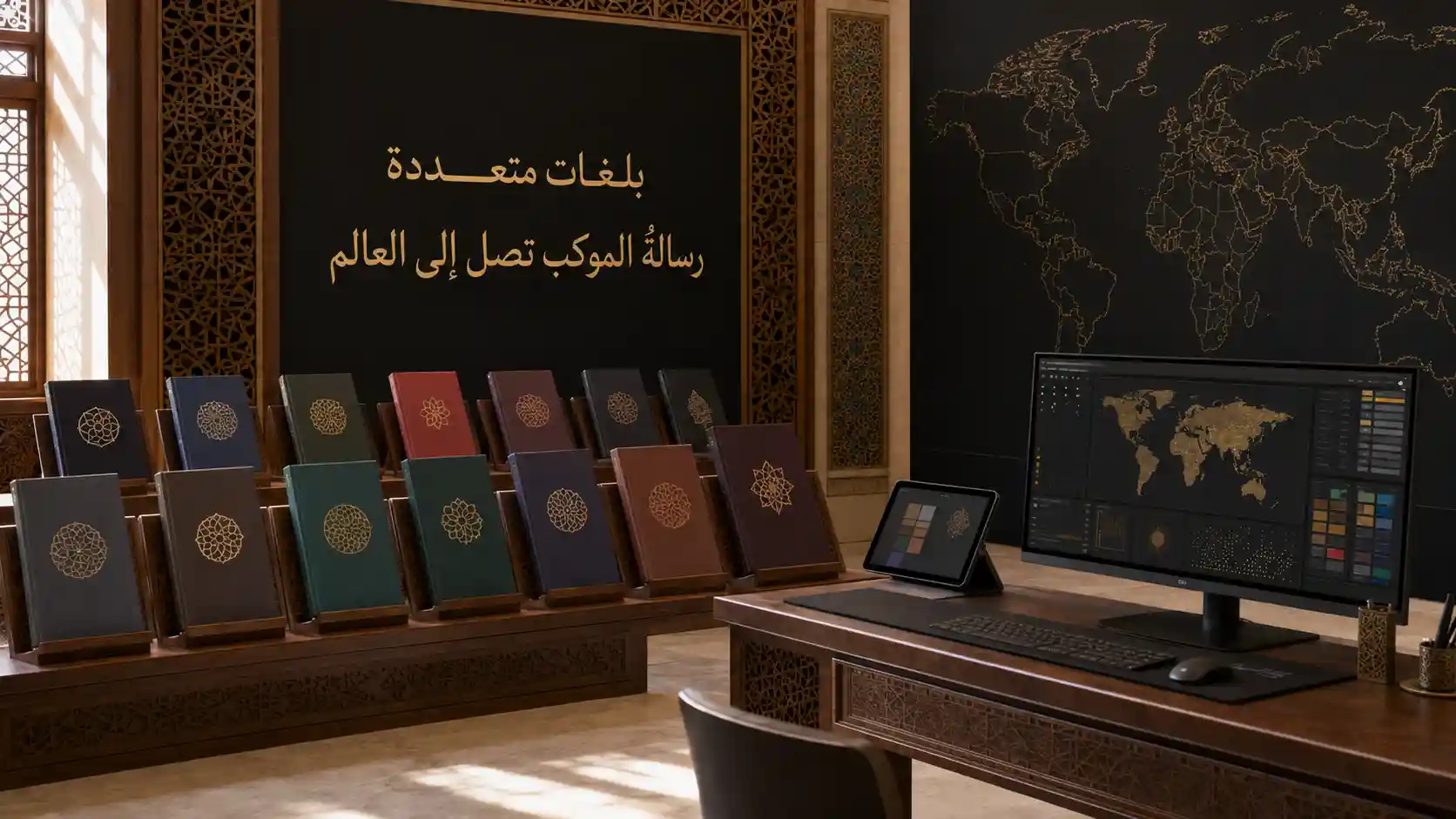 إصدارات الموكب بلغات متعددة