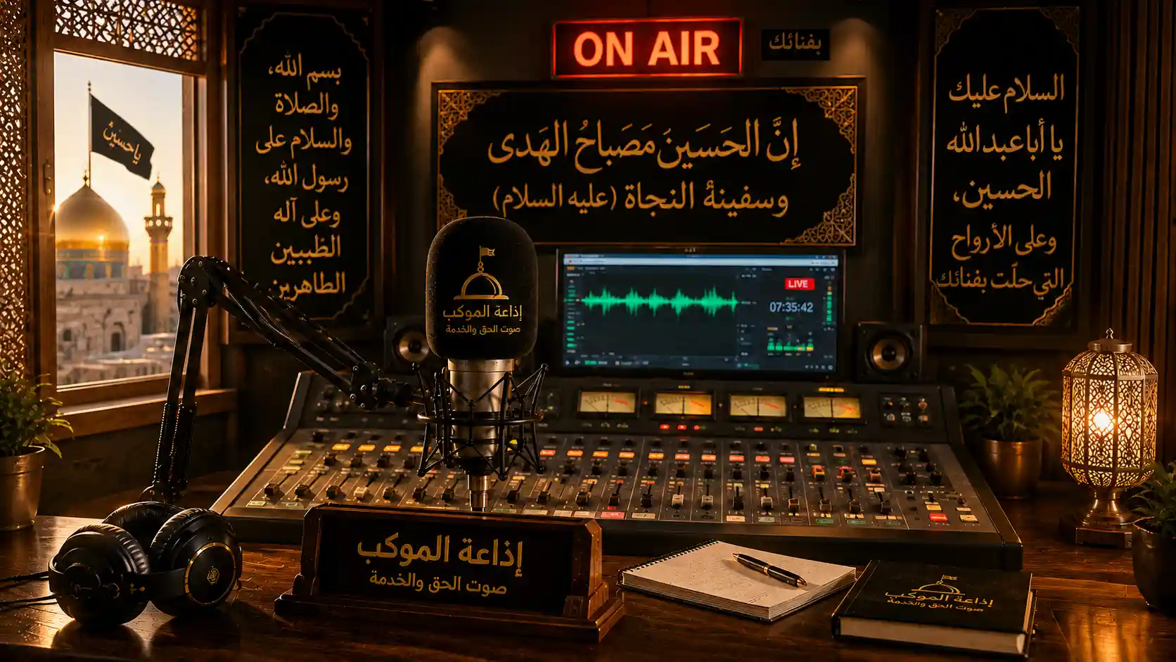 البث المباشر لإذاعة الموكب
