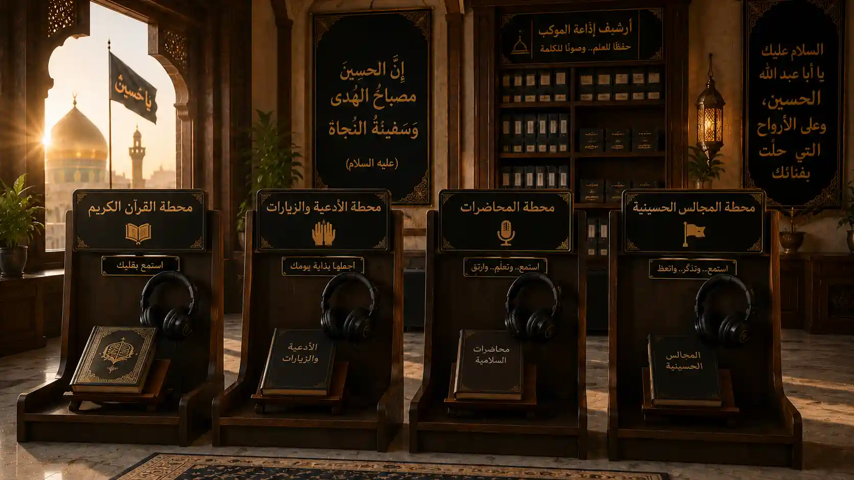 محطات الإيمان في إذاعة الموكب
