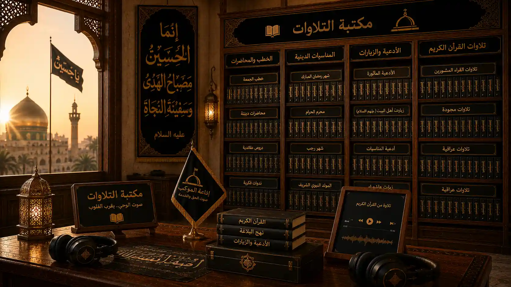 مكتبة التلاوات في إذاعة الموكب