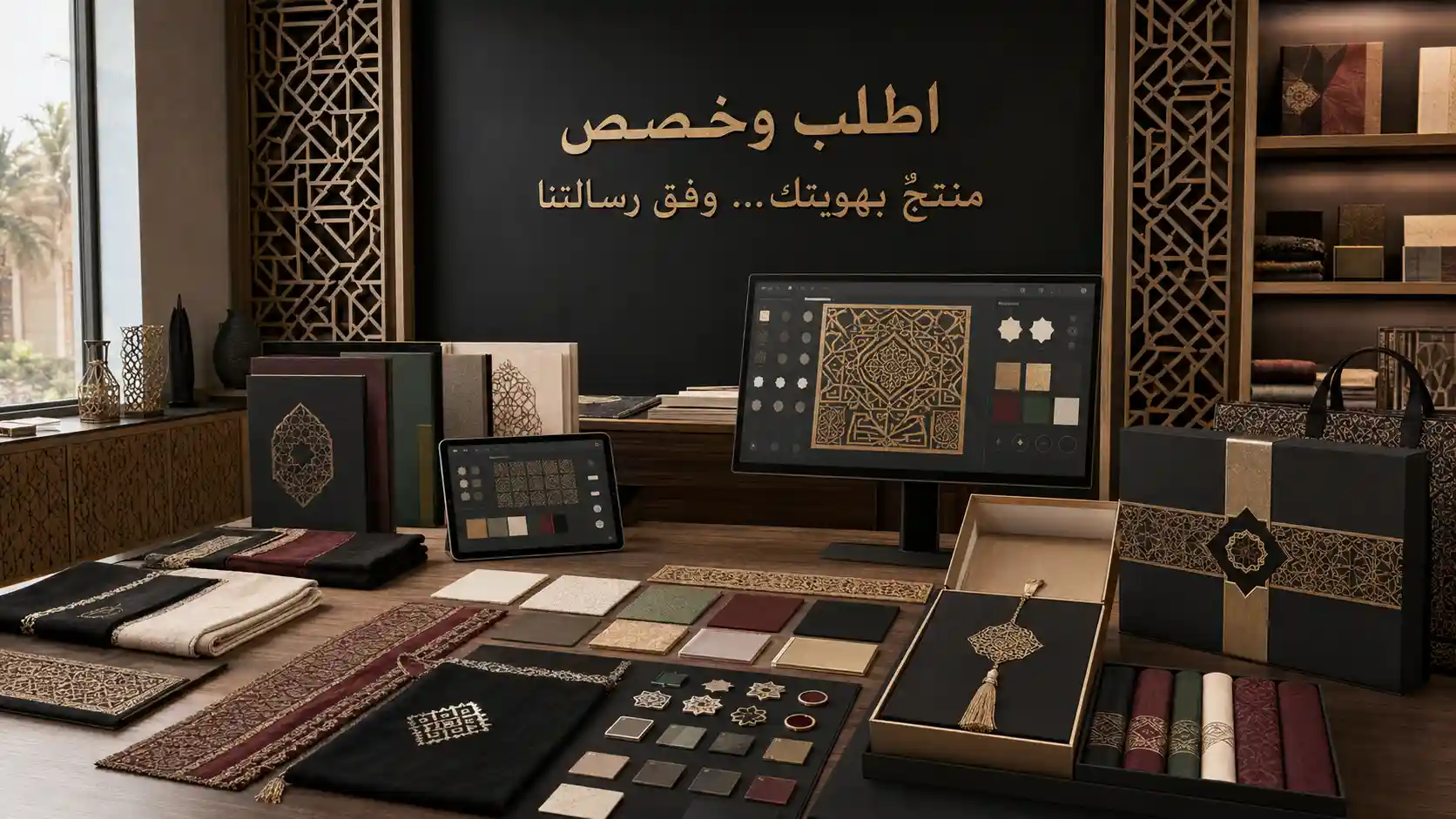 خدمة تخصيص منتجات متجر الموكب