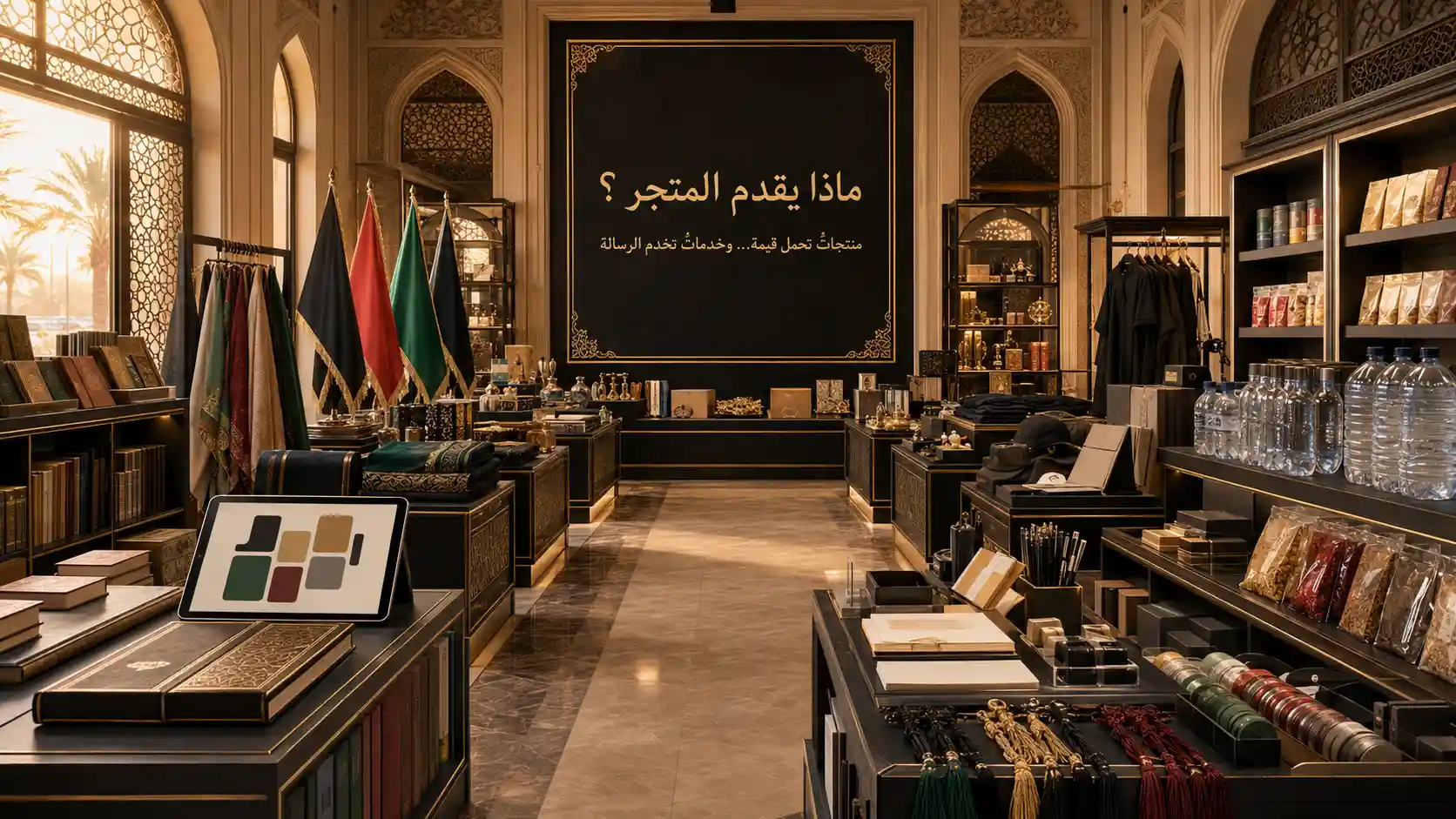 نطاق منتجات وخدمات متجر الموكب