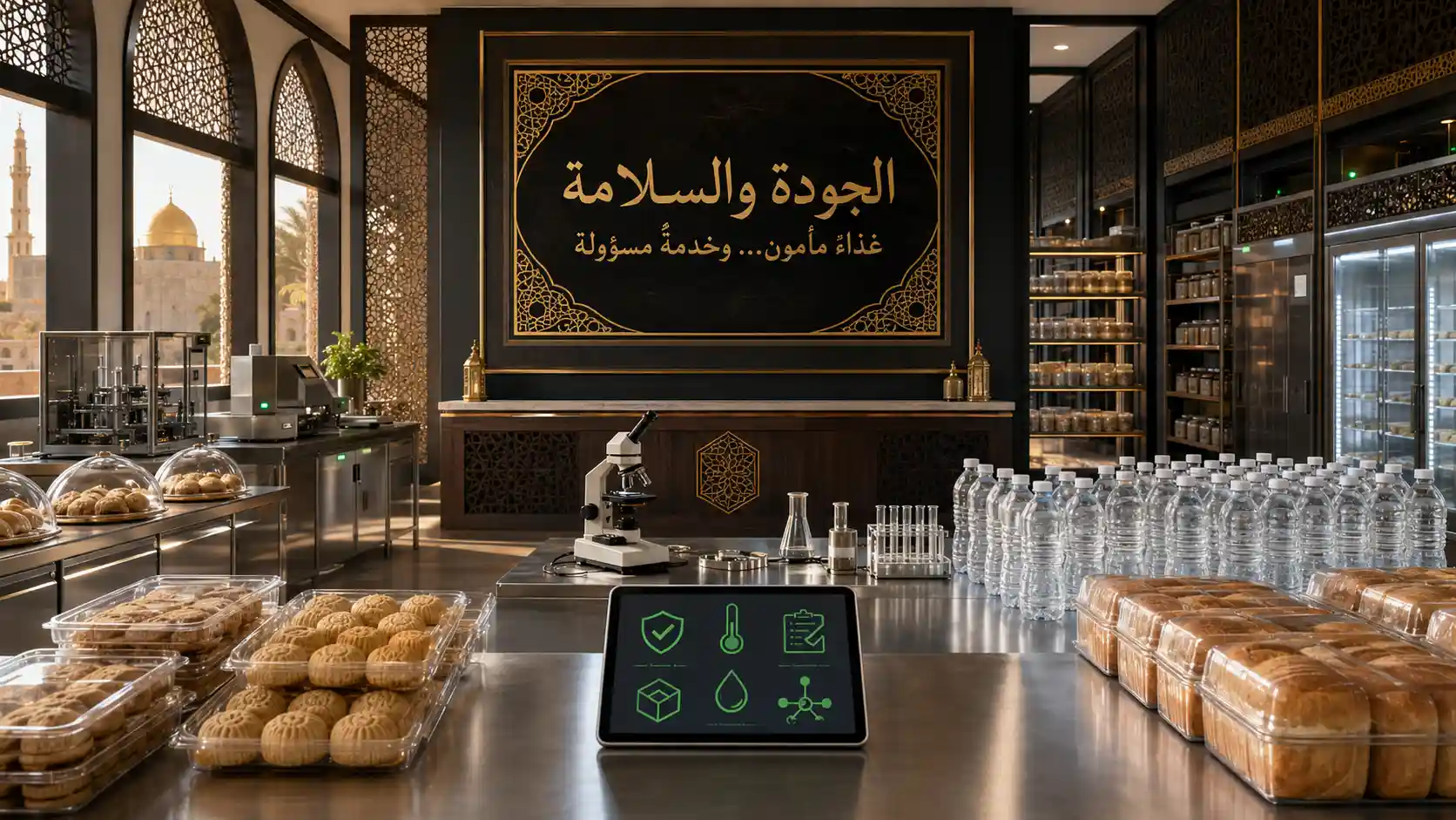 الجودة والسلامة للمنتجات الغذائية والمياه