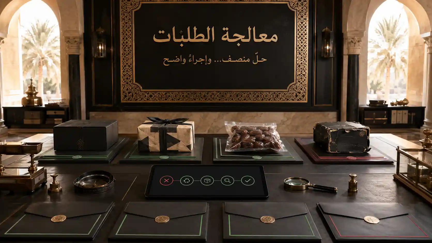 الإلغاء والاستبدال والاسترجاع ومعالجة الطلبات