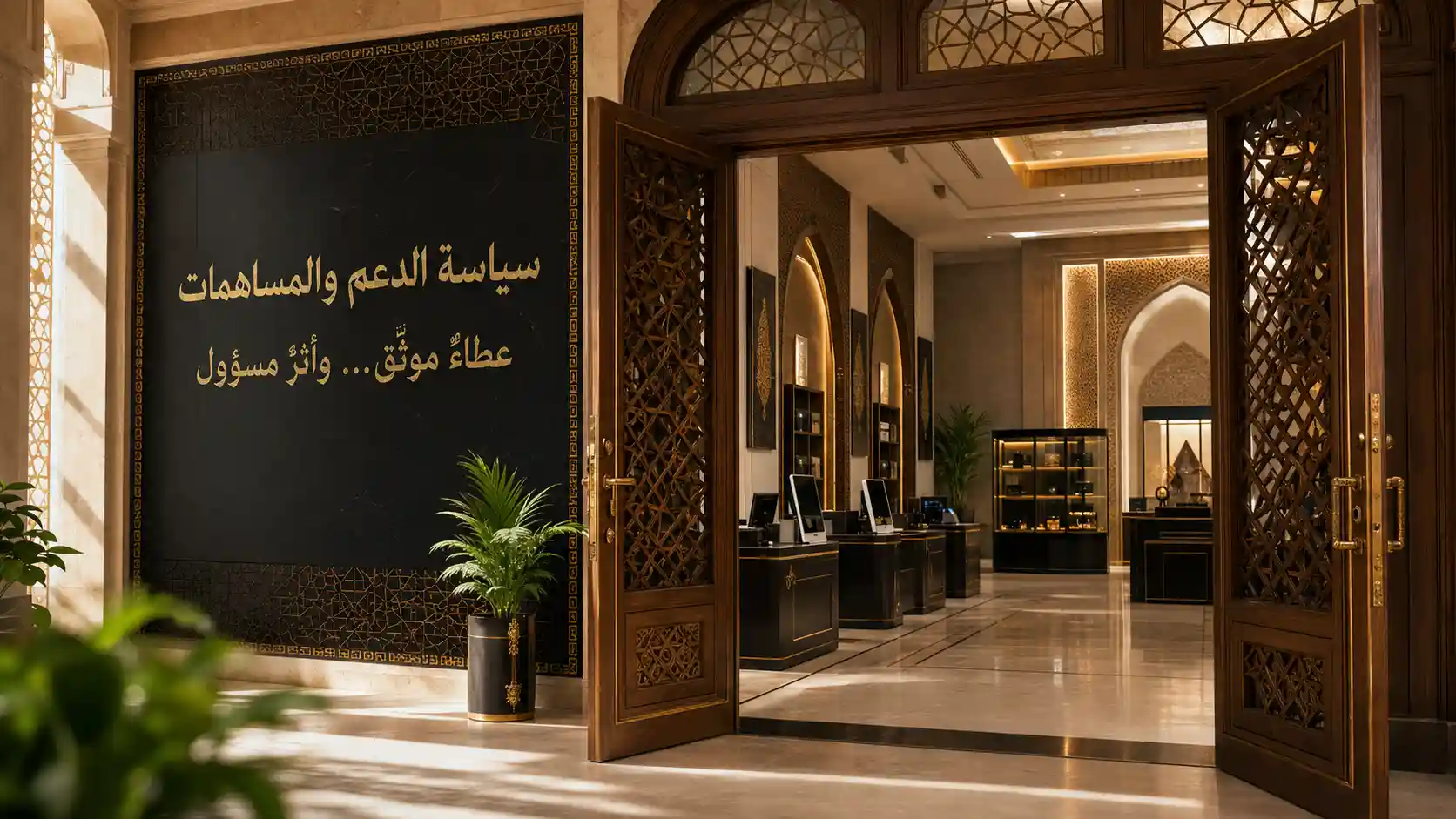 بوابة سياسة الدعم والمساهمات