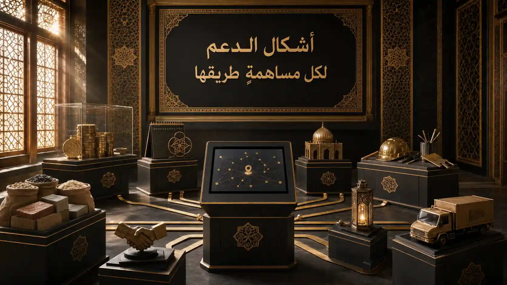 أشكال الدعم والمساهمات