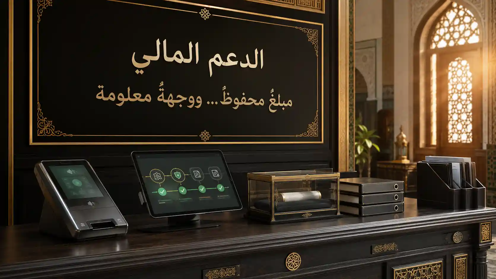 إدارة المساهمات المالية وتوثيقها