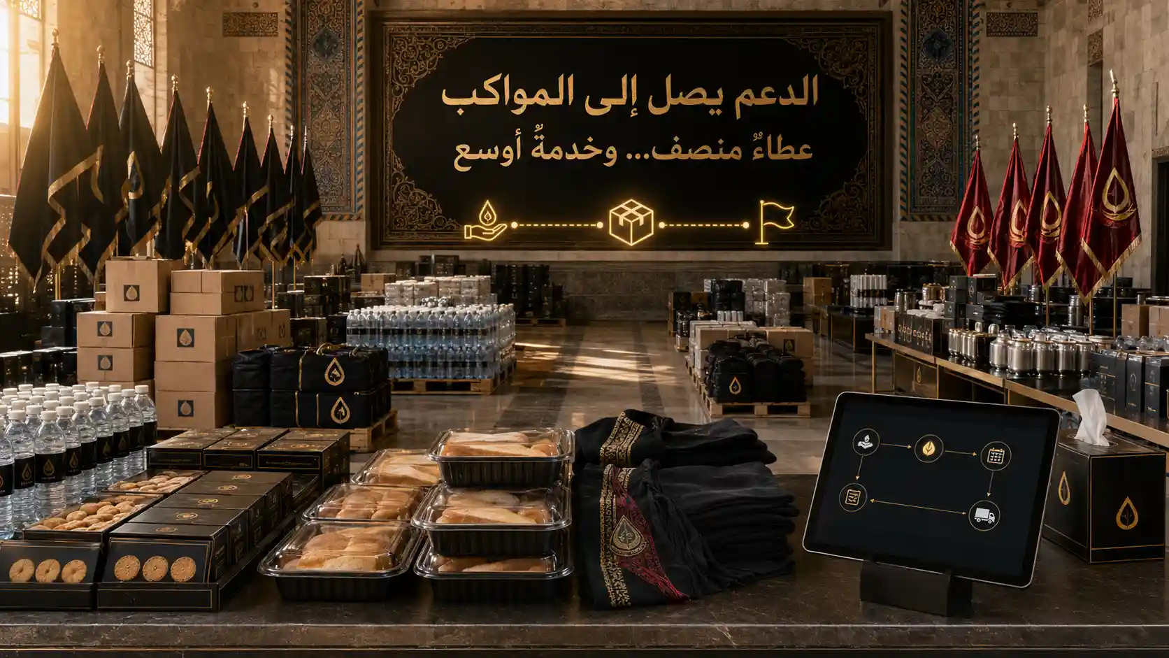 دعم المواكب والجهات المستفيدة
