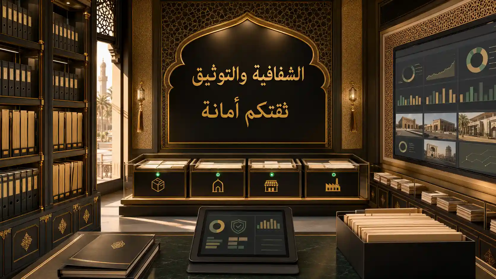 الشفافية والتوثيق وإدارة المساهمات
