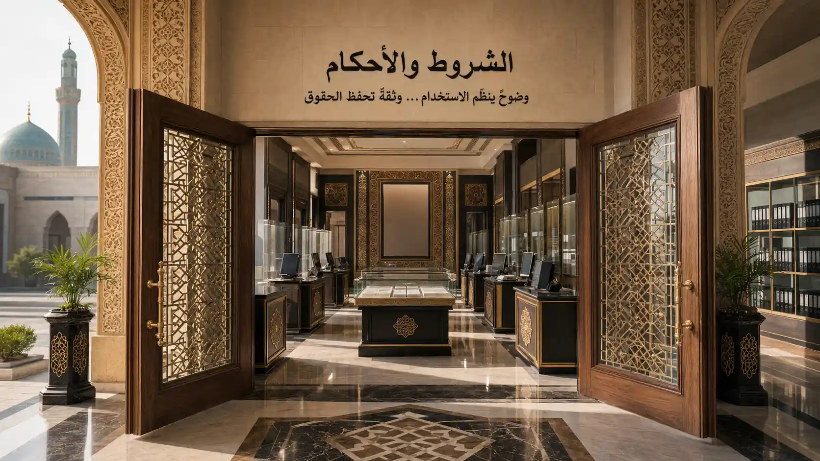 بوابة الشروط والأحكام لموكب الولي الأعظم