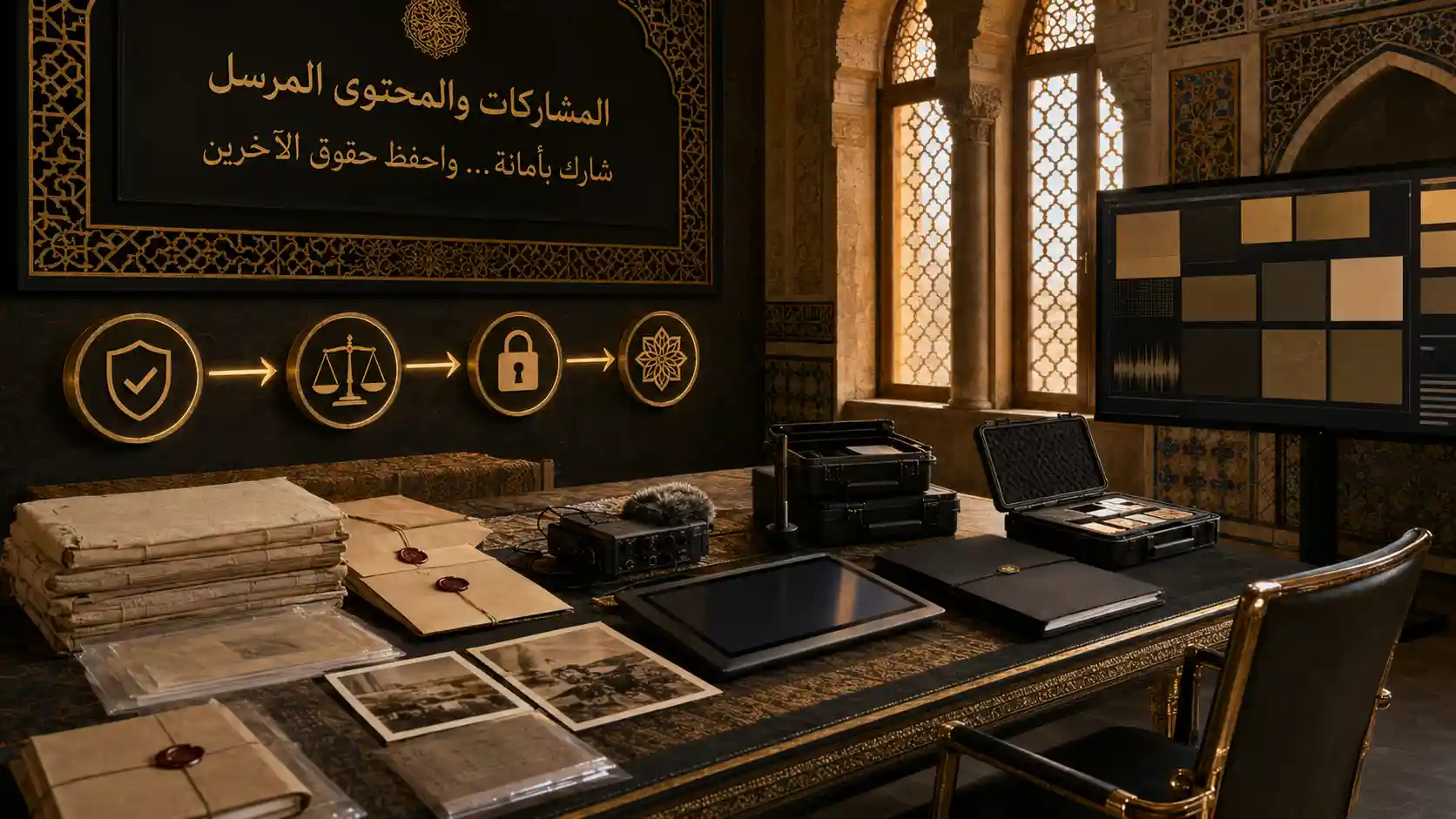 ضوابط المشاركات والمحتوى المرسل