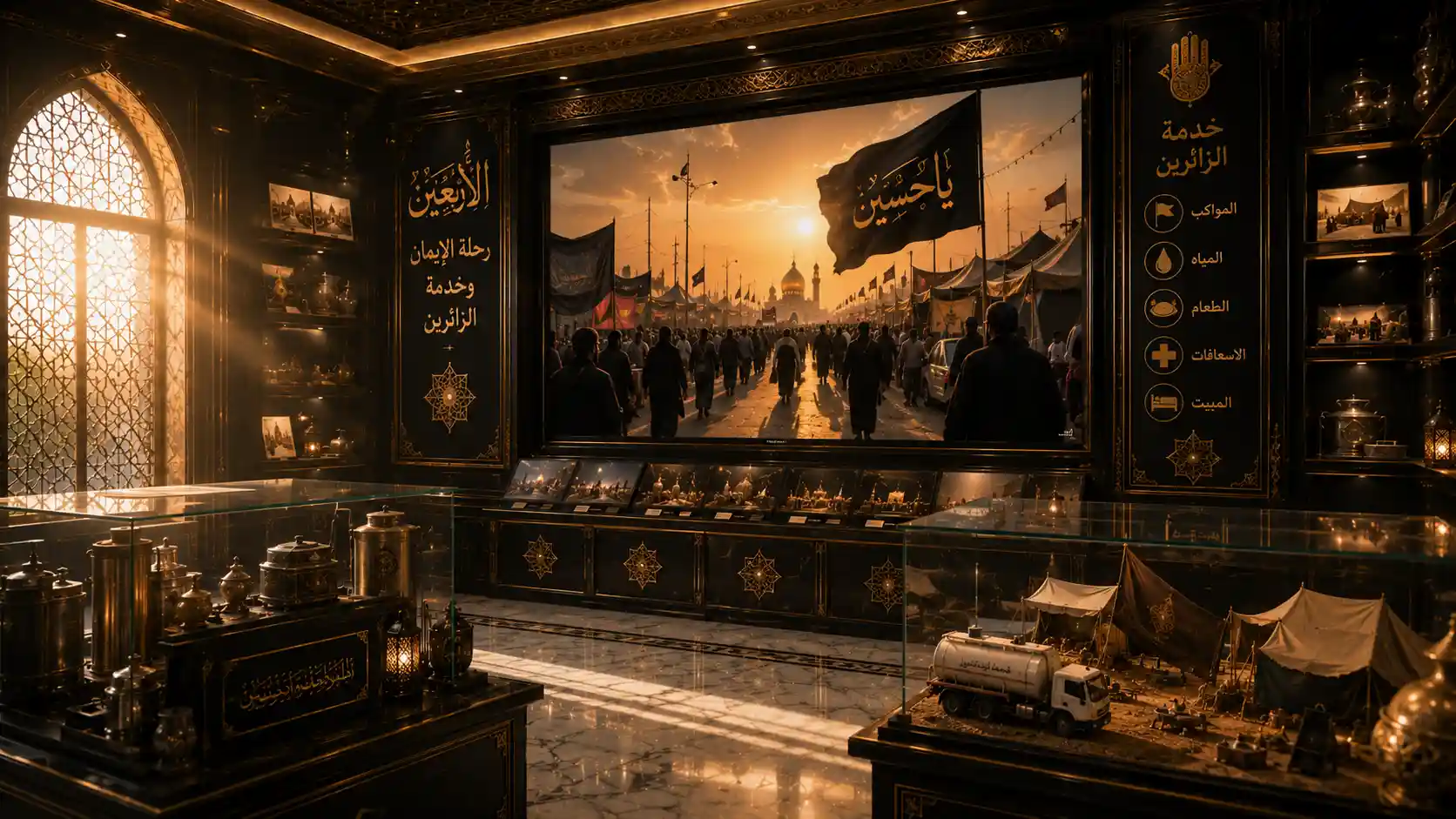الأربعين وخدمة الزائرين