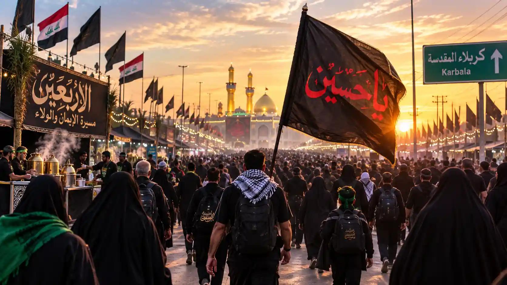على طريق الحسين (عليه السلام)