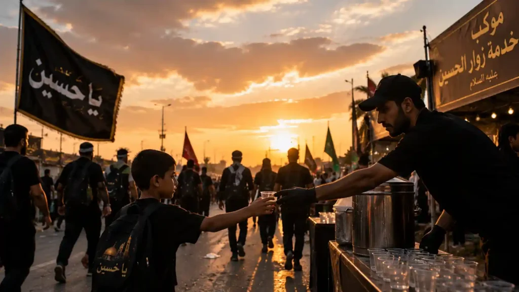 على طريق الحسين (عليه السلام)