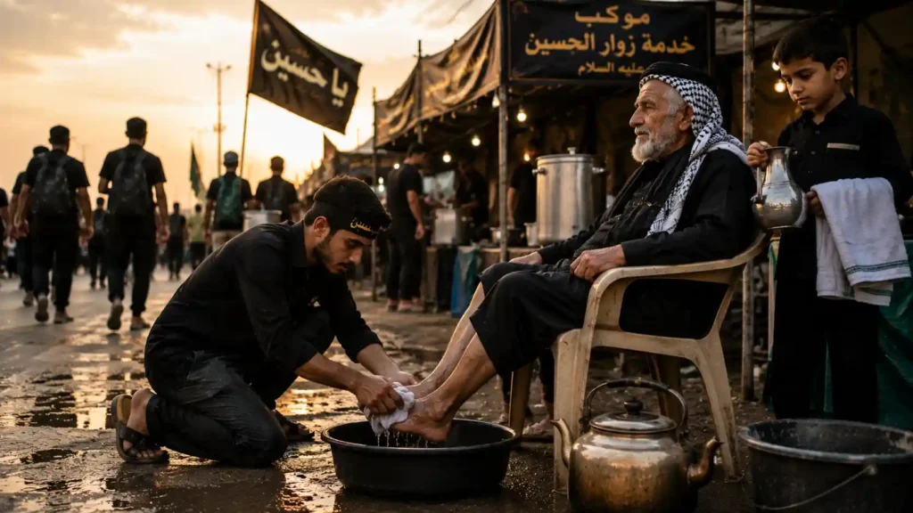 على طريق الحسين (عليه السلام)
